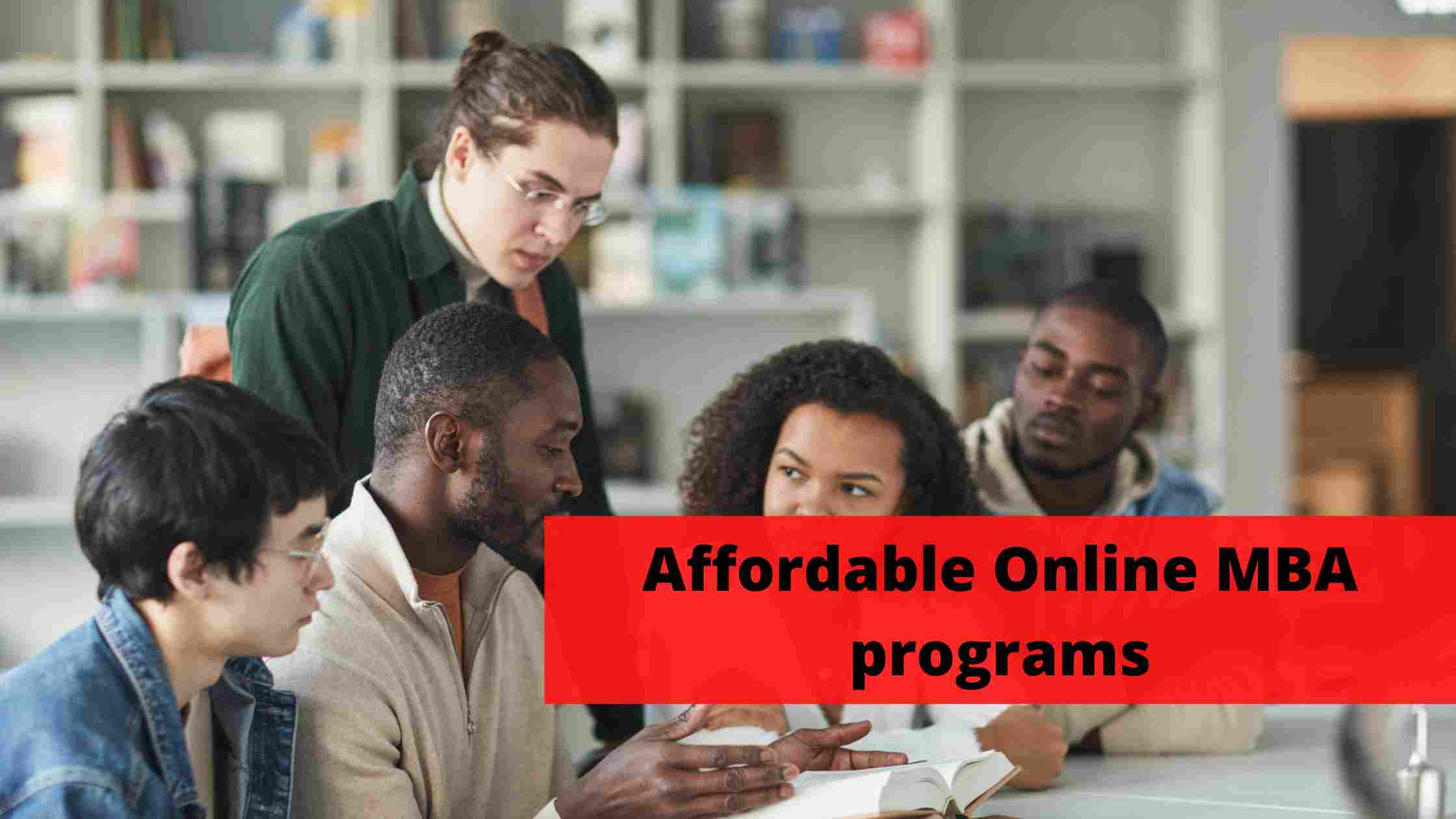 Affordable Online MBA programs